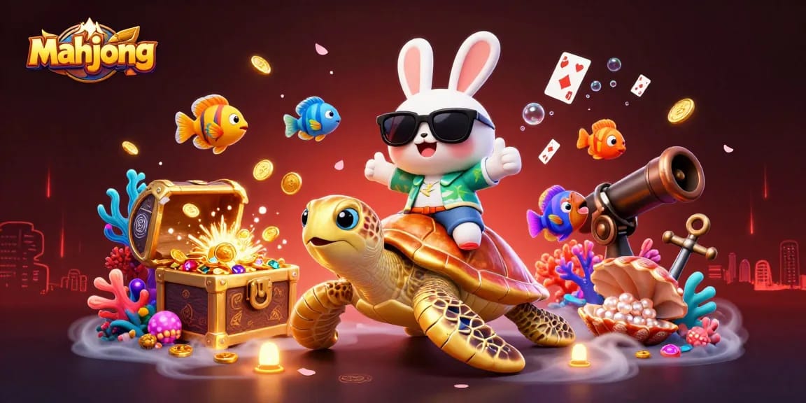 Play mahjong and win big with vibrant characters and dynamic elements in an exciting 3D casino scene!
